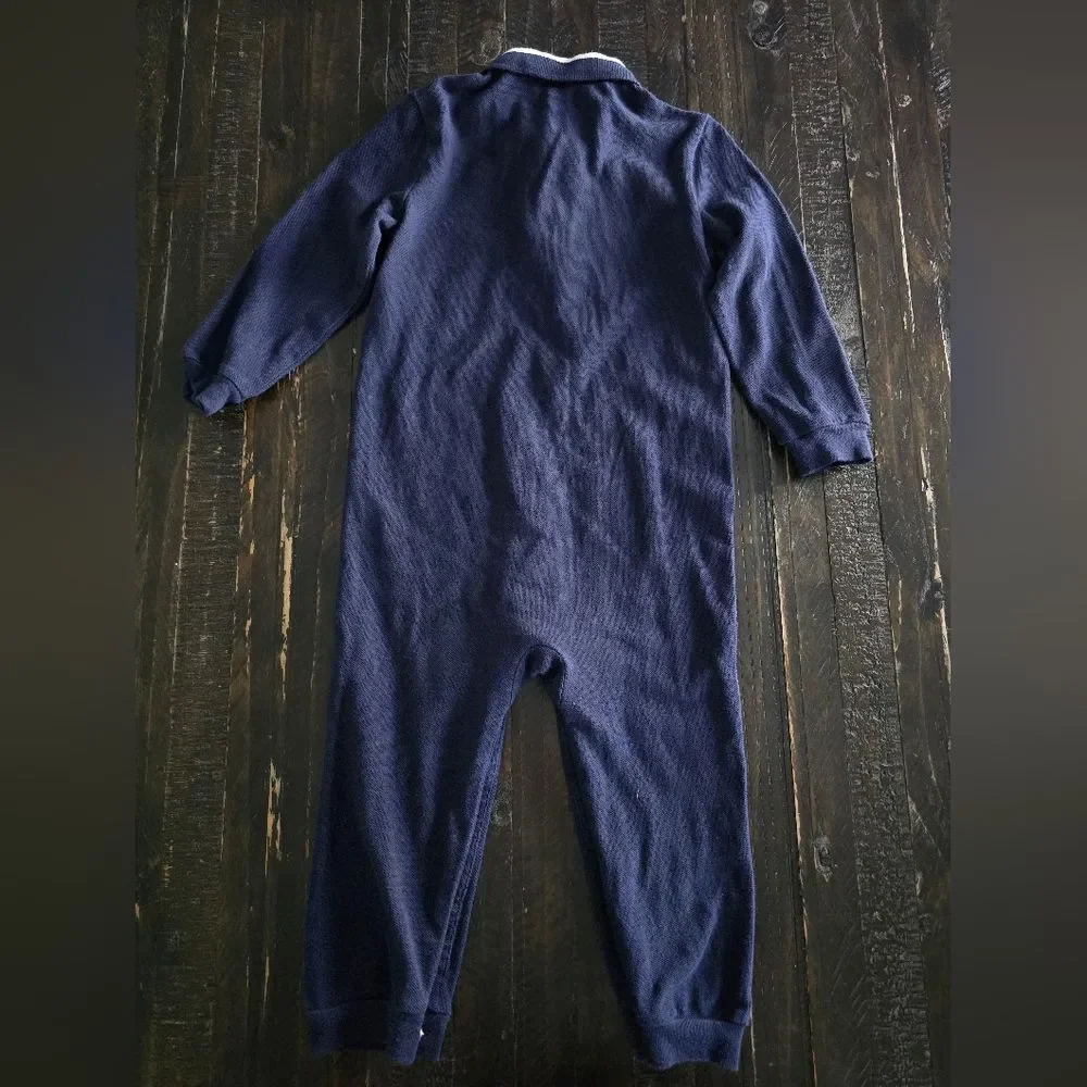 Polo Ralph Lauren Cotton Coverall Toddler Boy Size 24M